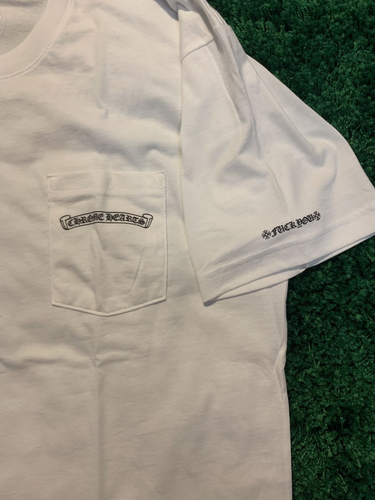 Chrome Hearts Chrome Hearts Scroll Logo Tee Size US XL / EU 56 / 4 - 4 Thumbnail