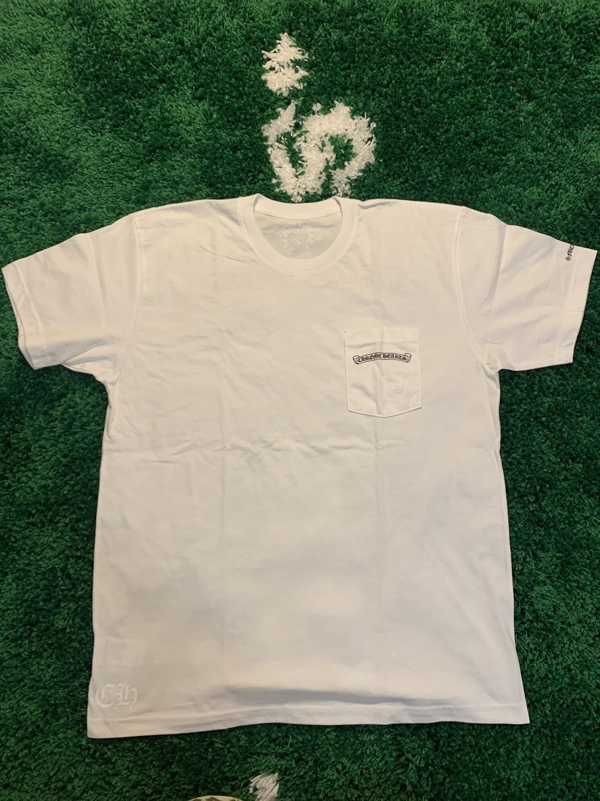 Chrome Hearts Chrome Hearts Scroll Logo Tee Size US XL / EU 56 / 4 - 5 Thumbnail