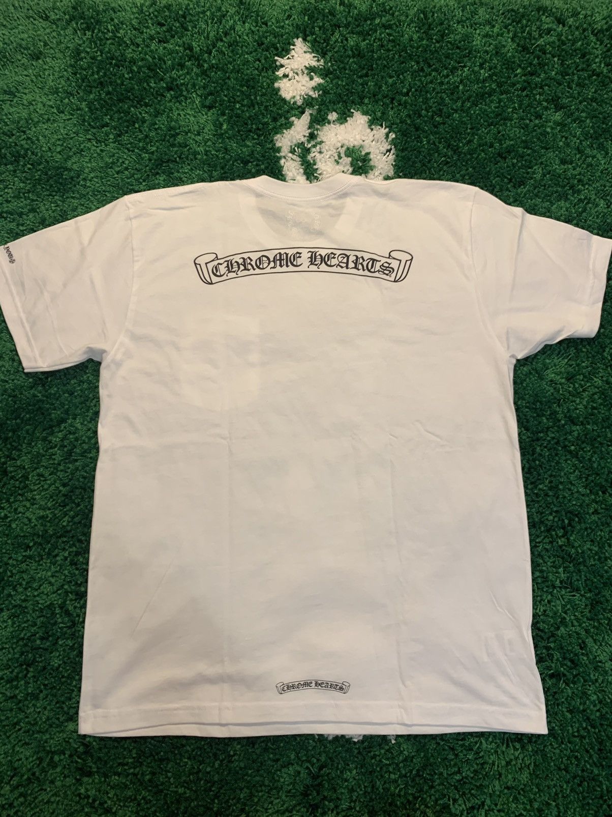 Chrome Hearts Chrome Hearts Scroll Logo Tee Size US XL / EU 56 / 4 - 1 Thumbnail