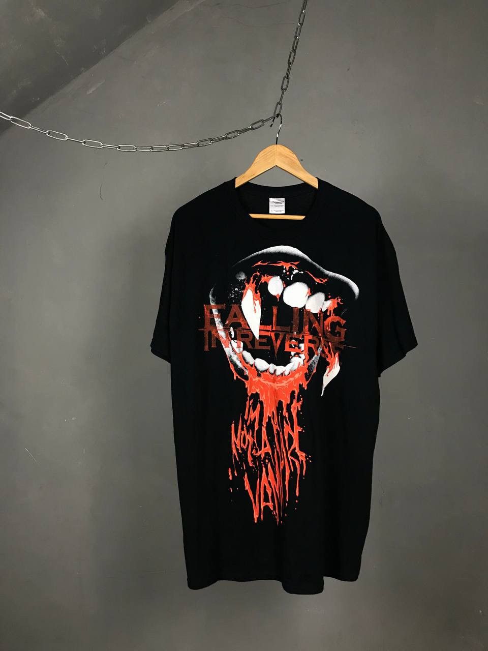 Band Tees × Vintage Falling is Reverse vintage rock band tee Size US XL / EU 56 / 4 - 1 Thumbnail