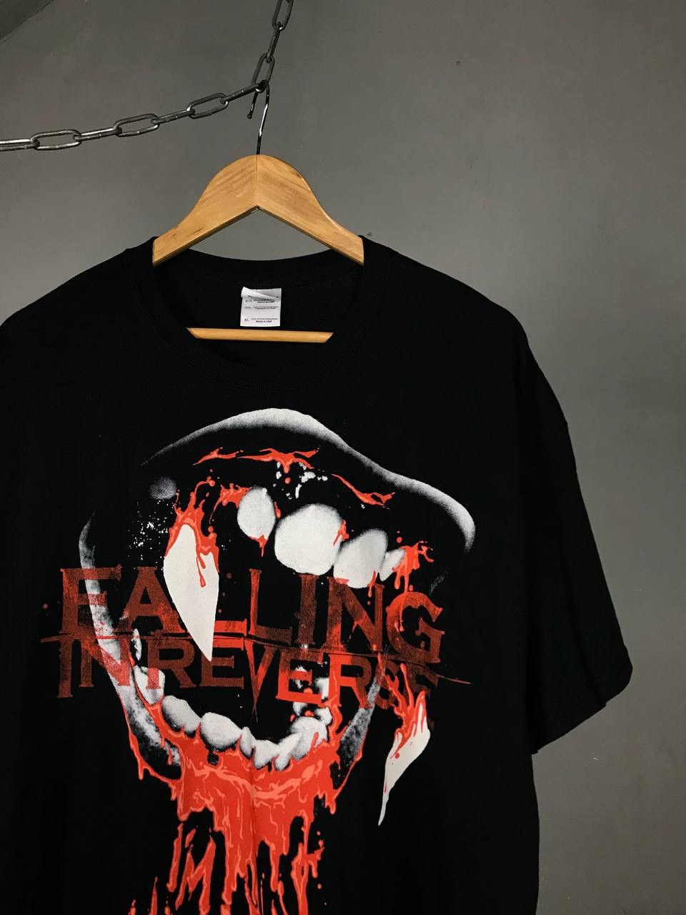 Band Tees × Vintage Falling is Reverse vintage rock band tee Size US XL / EU 56 / 4 - 2 Thumbnail