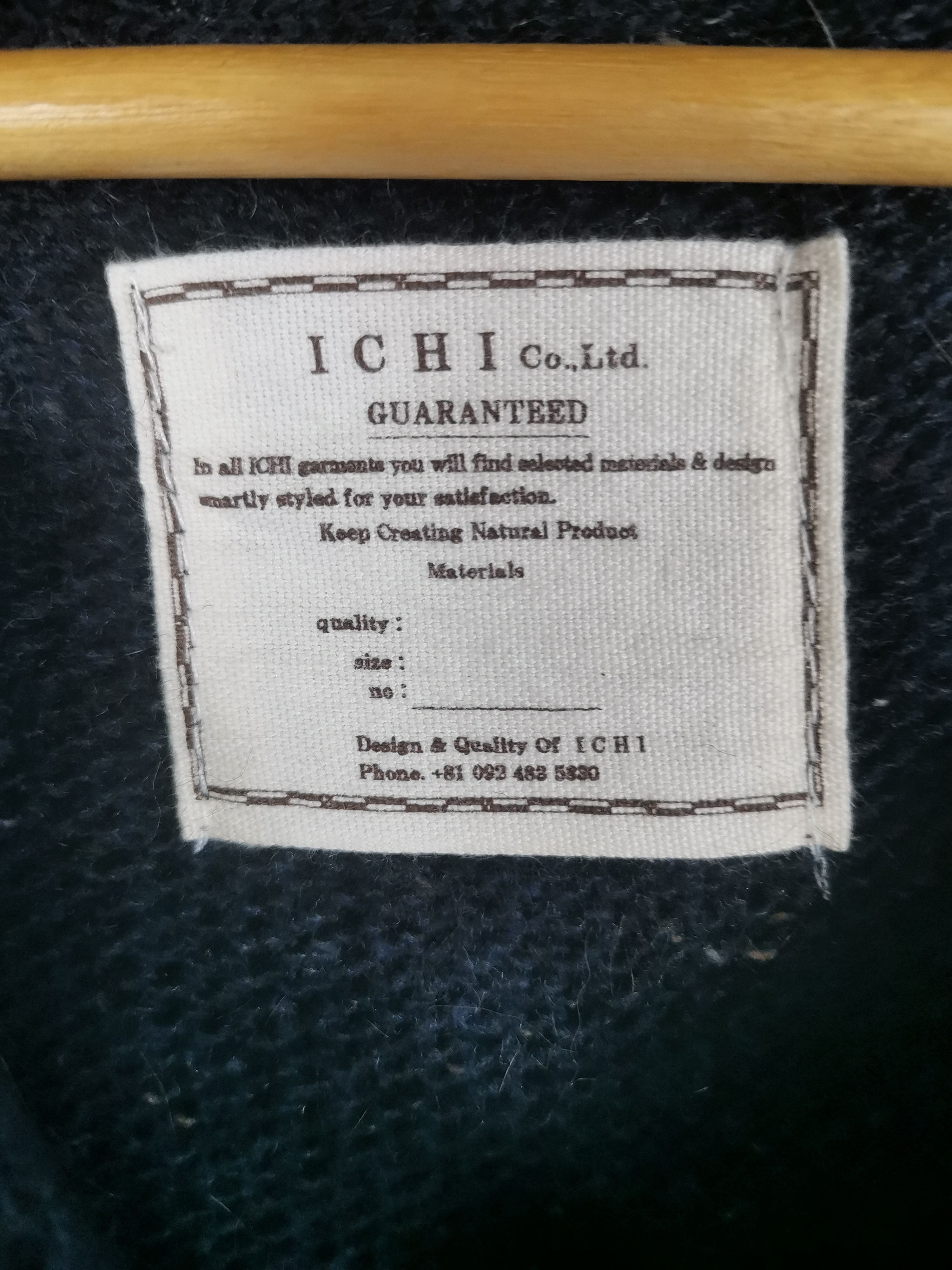 Japanese Brand Vintage Ichi Navajo Wool Knit Vest Size US S / EU 44-46 / 1 - 4 Thumbnail