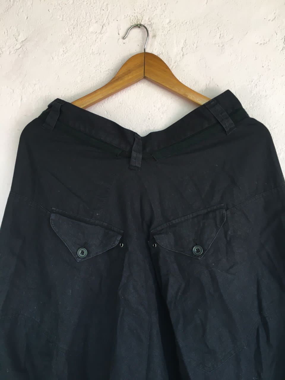 Japanese Brand PPFM DROP CROTCH BLACK PANTS Size US 32 / EU 48 - 12 Thumbnail