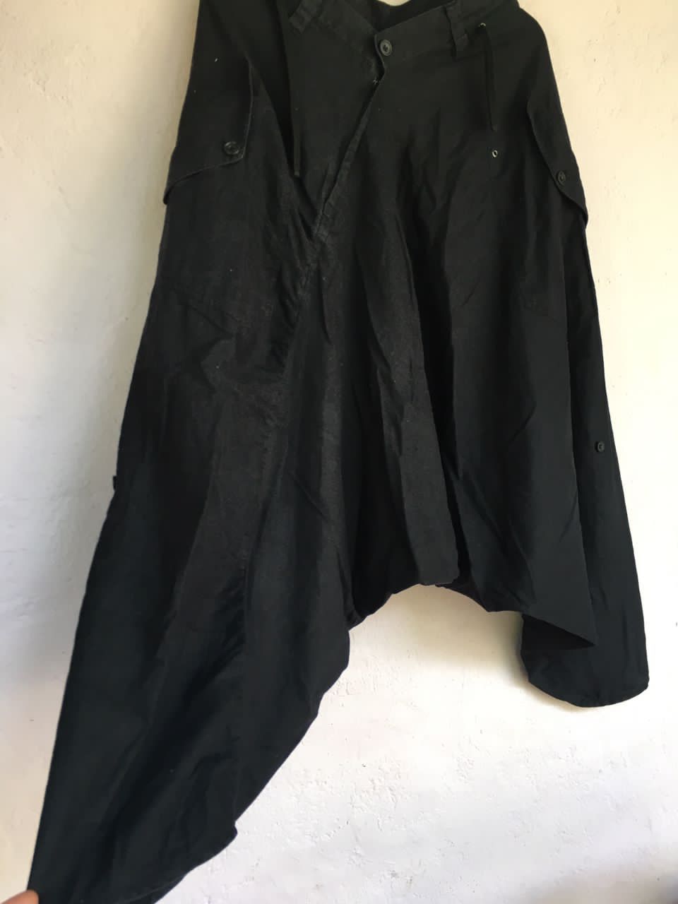 Japanese Brand PPFM DROP CROTCH BLACK PANTS Size US 32 / EU 48 - 4 Thumbnail