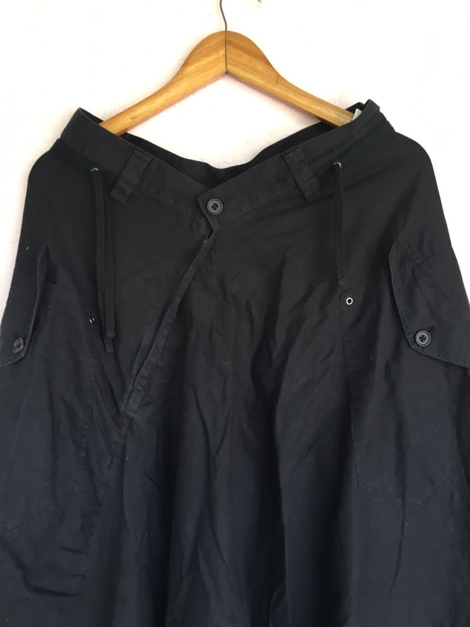 Japanese Brand PPFM DROP CROTCH BLACK PANTS Size US 32 / EU 48 - 5 Thumbnail