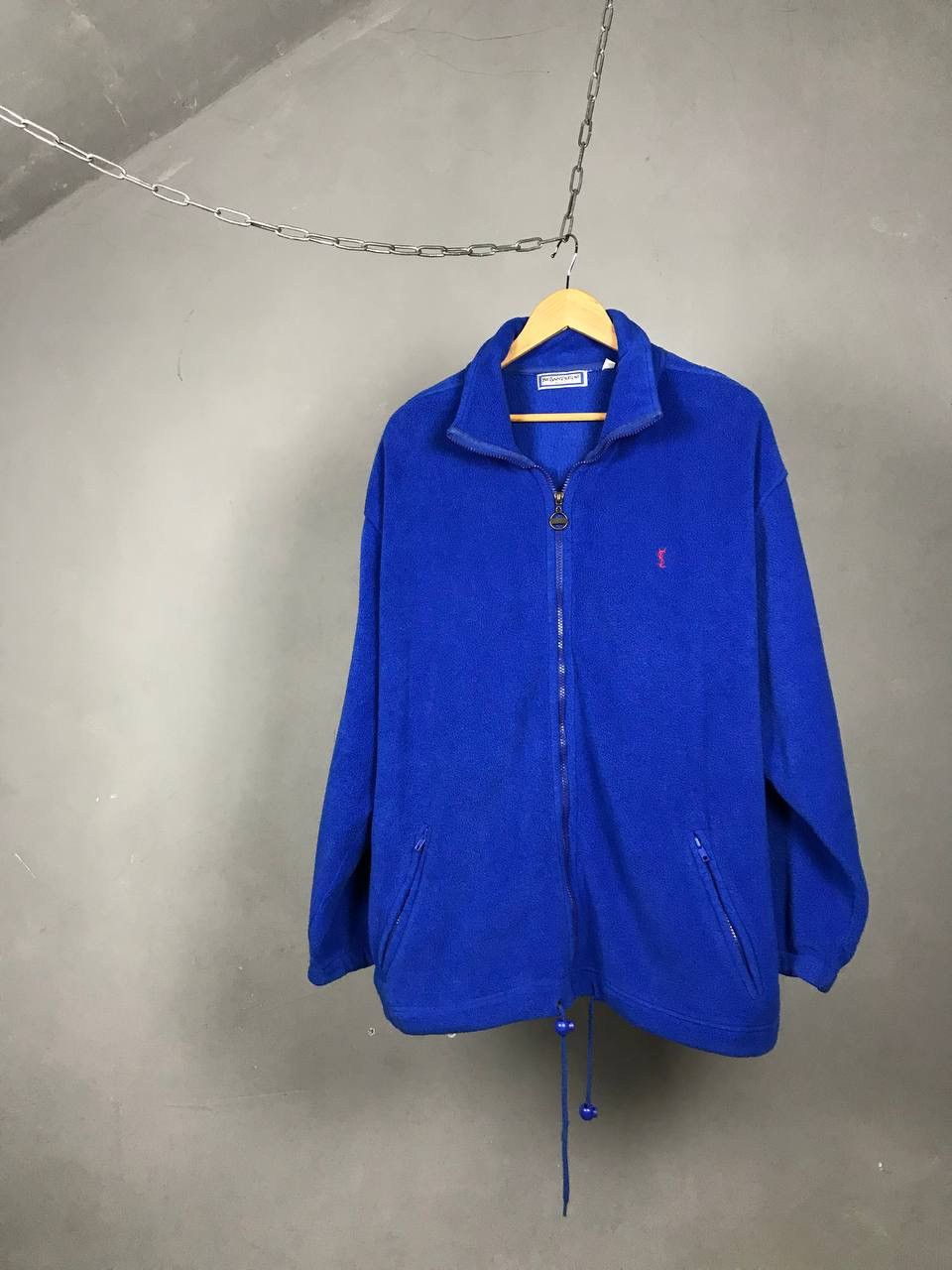 Yves Saint Laurent YSL Yves Saint Laurent luxury vintage fleece sweatshirt Size US L / EU 52-54 / 3 - 1 Thumbnail