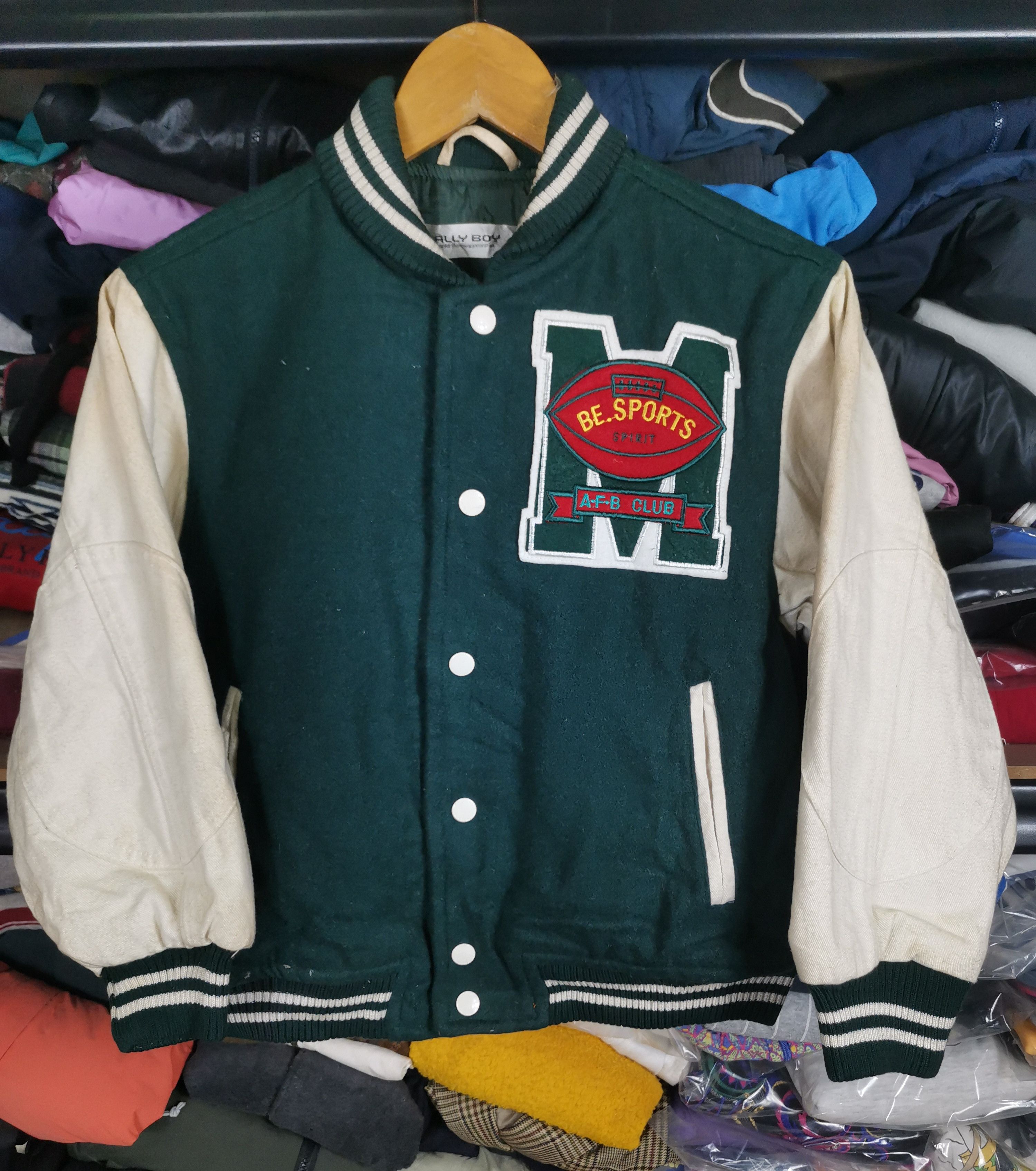 Japanese Brand Vintage Wool Varsity Jacket By Begum Club Size US XS / EU 42 / 0 - 1 Thumbnail