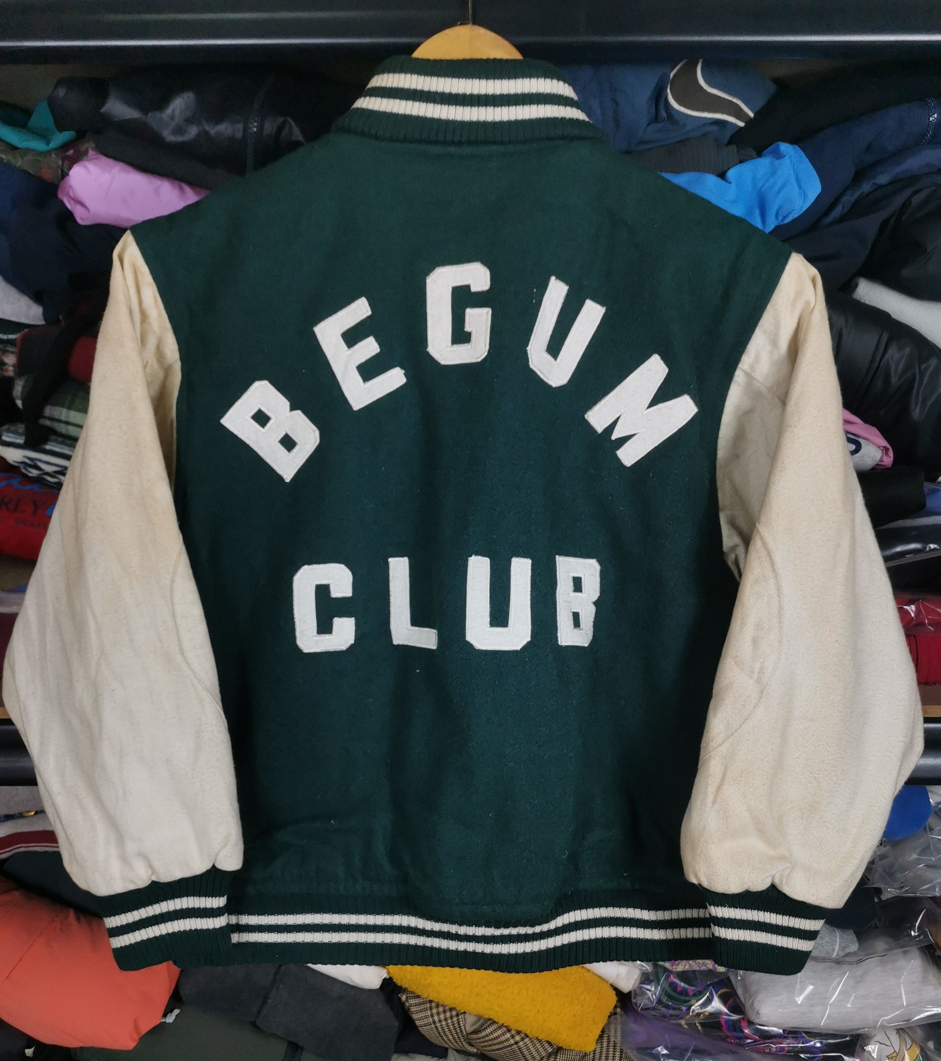 Japanese Brand Vintage Wool Varsity Jacket By Begum Club Size US XS / EU 42 / 0 - 3 Thumbnail