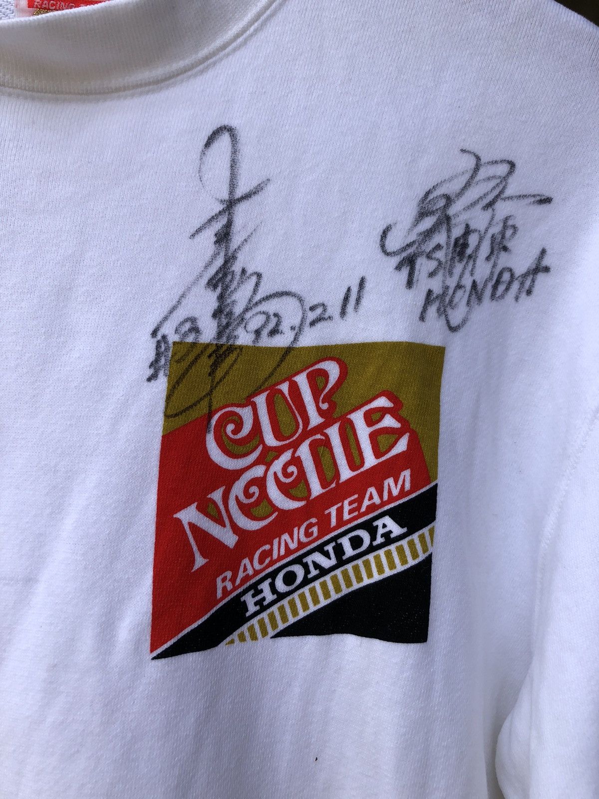 Vintage Vintage Honda Cup Noodles racing team signature crewneck Size US L / EU 52-54 / 3 - 6 Thumbnail