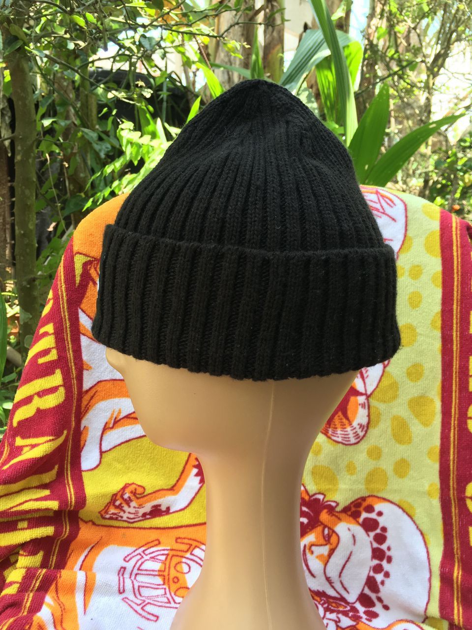 Japanese Brand The North Face outdoor Logo Box Black Beanies Size ONE SIZE - 3 Thumbnail