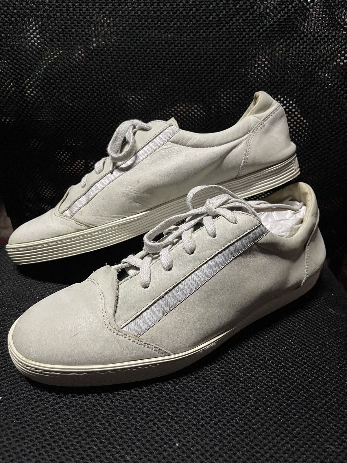 Dirk Bikkembergs Vtg Dirk BIKKEMBERGS Leather Low Top Shoe Size US 9 / EU 42 - 2 Thumbnail