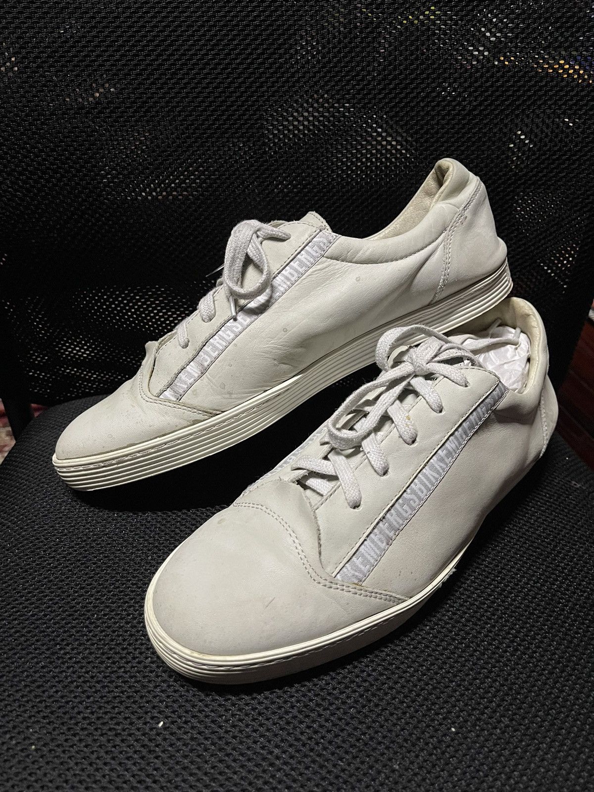 Dirk Bikkembergs Vtg Dirk BIKKEMBERGS Leather Low Top Shoe Size US 9 / EU 42 - 1 Thumbnail