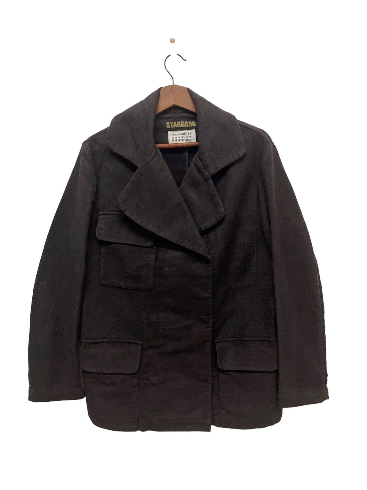 Maison Margiela ICONIC MM6 STANDARD Double Collar Wool Jacket Margiela Size M / US 6-8 / IT 42-44 - 1 Thumbnail