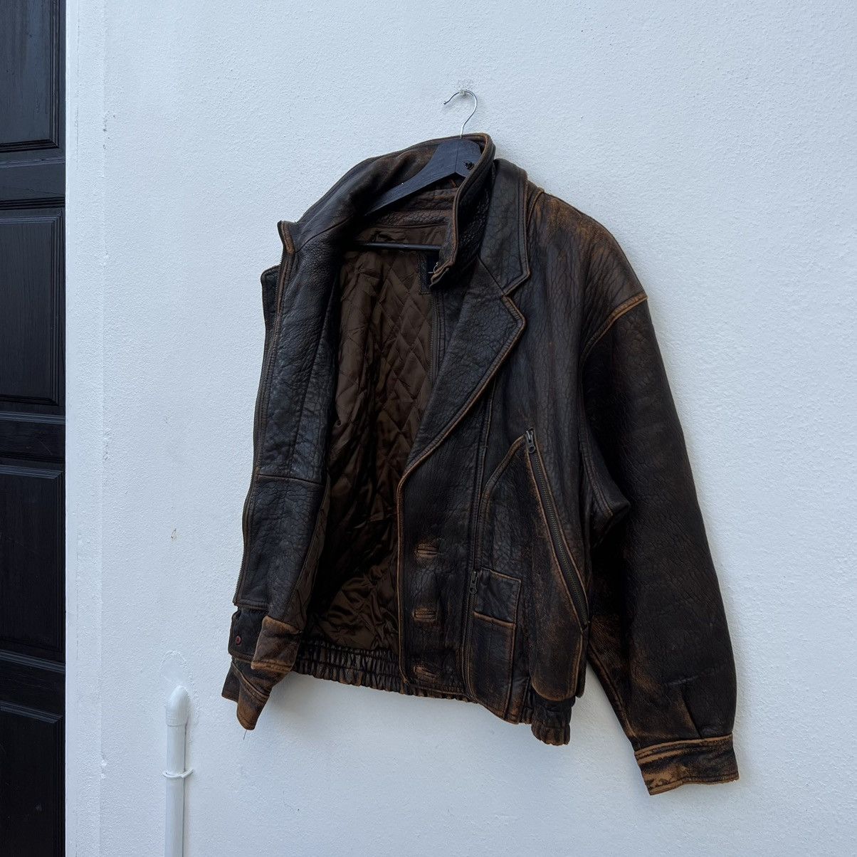 Japanese Brand VINTAGE BIKER SEIKO TOKYO LEATHER WEAR DOUBLE BREAST Size US M / EU 48-50 / 2 - 15 Thumbnail
