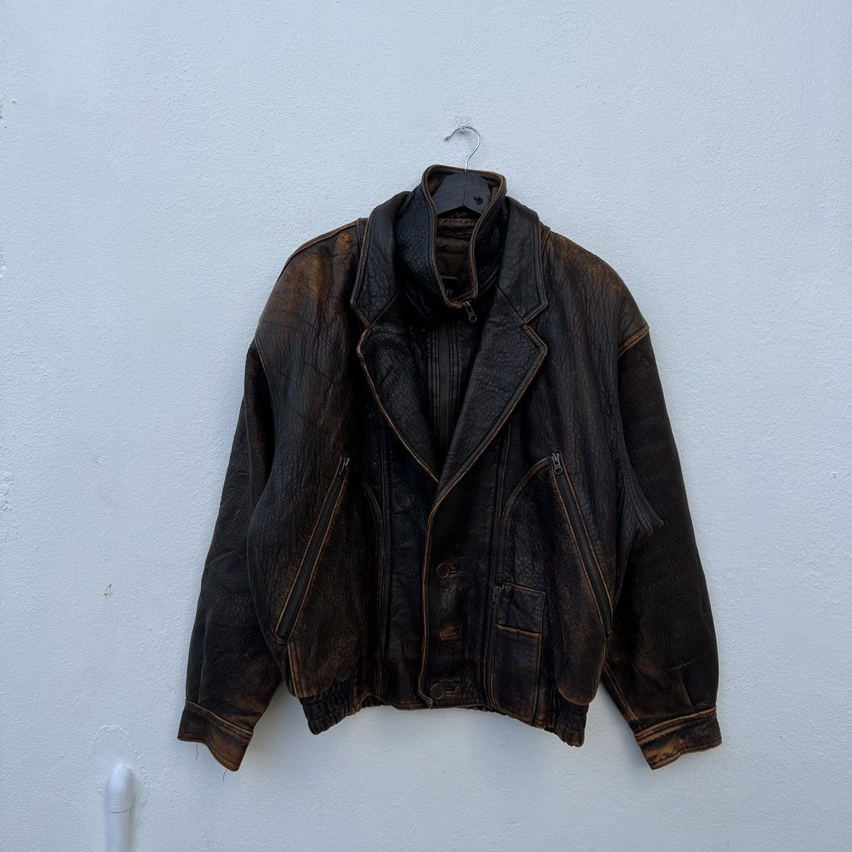 Japanese Brand VINTAGE BIKER SEIKO TOKYO LEATHER WEAR DOUBLE BREAST Size US M / EU 48-50 / 2 - 3 Thumbnail