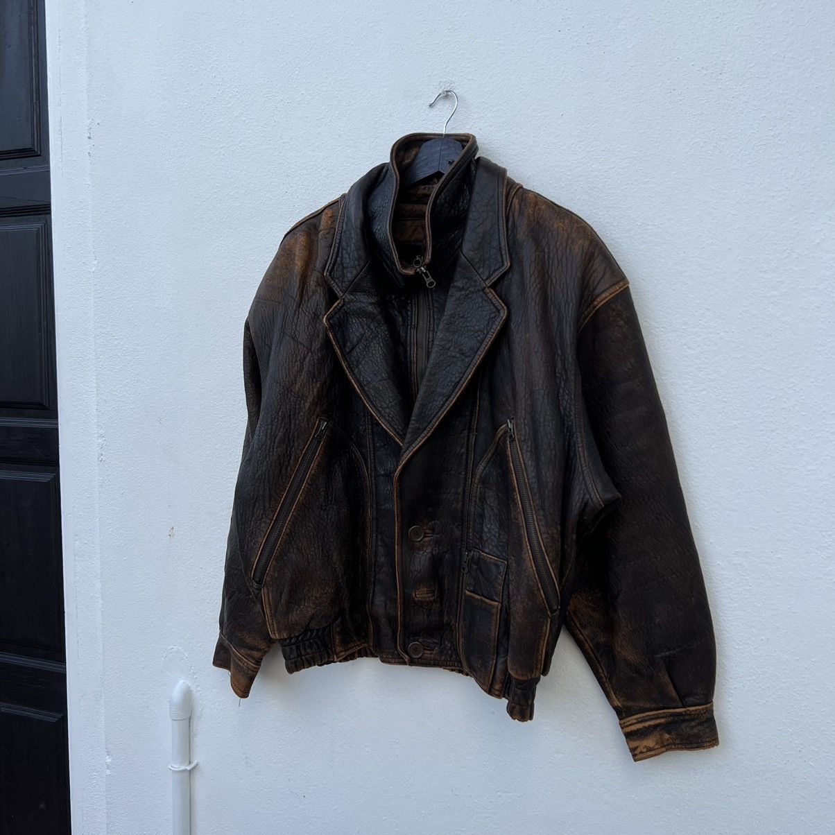 Japanese Brand VINTAGE BIKER SEIKO TOKYO LEATHER WEAR DOUBLE BREAST Size US M / EU 48-50 / 2 - 4 Thumbnail