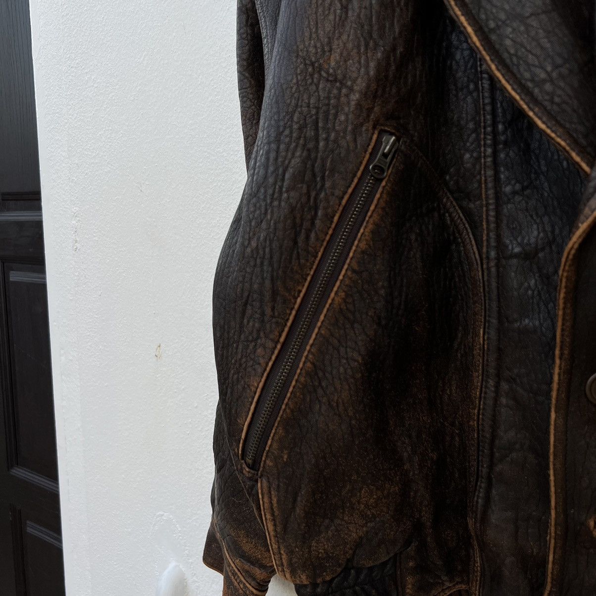 Japanese Brand VINTAGE BIKER SEIKO TOKYO LEATHER WEAR DOUBLE BREAST Size US M / EU 48-50 / 2 - 10 Thumbnail