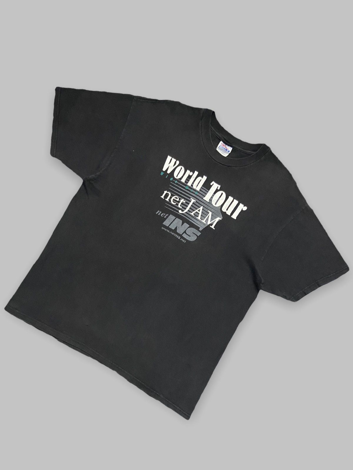 Band Tees × Vintage Vintage 90’s World Tour Wide Web Net Jam tees Size US XL / EU 56 / 4 - 5 Thumbnail