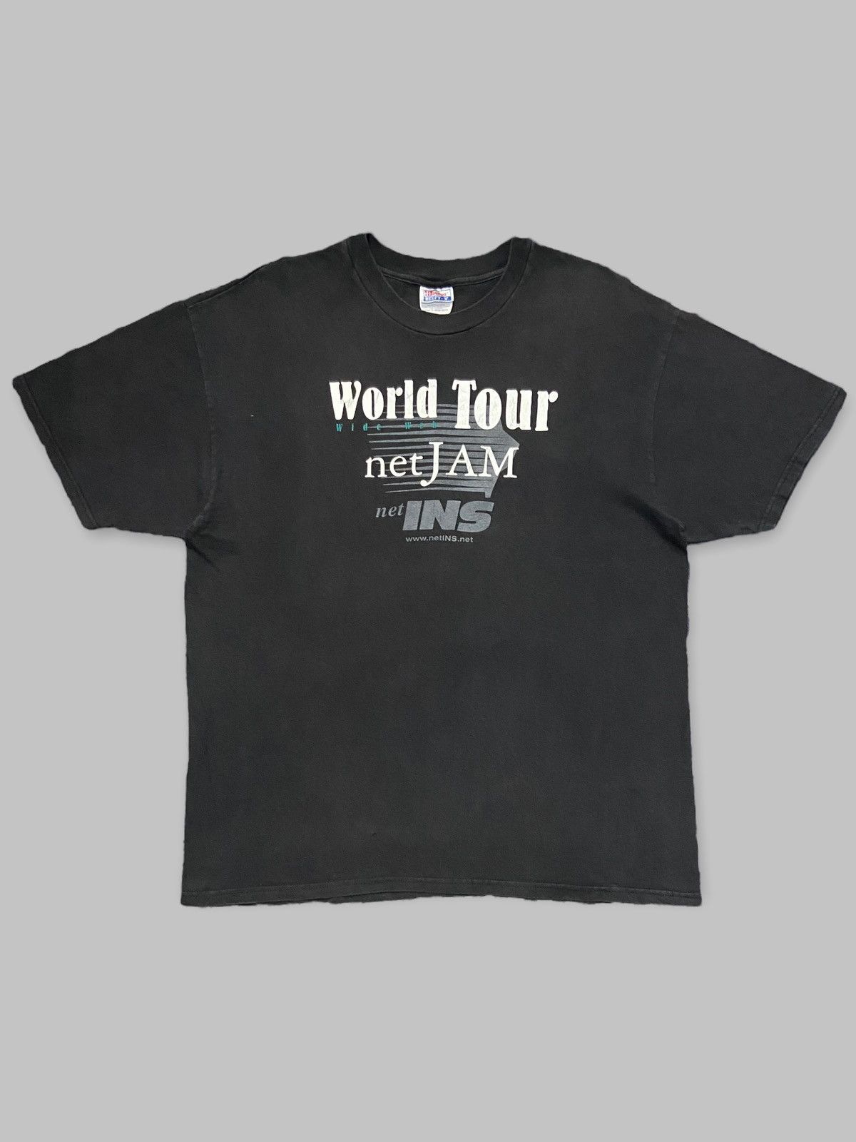 Band Tees × Vintage Vintage 90’s World Tour Wide Web Net Jam tees Size US XL / EU 56 / 4 - 1 Thumbnail