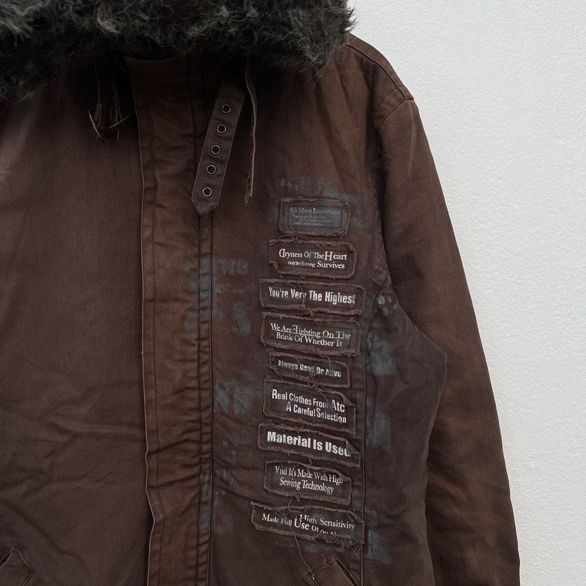 In The Attic RARE PUNK STYLE PARACHUTE BIKER JACKET IN THE ATTIC JAPAN Size US M / EU 48-50 / 2 - 5 Thumbnail