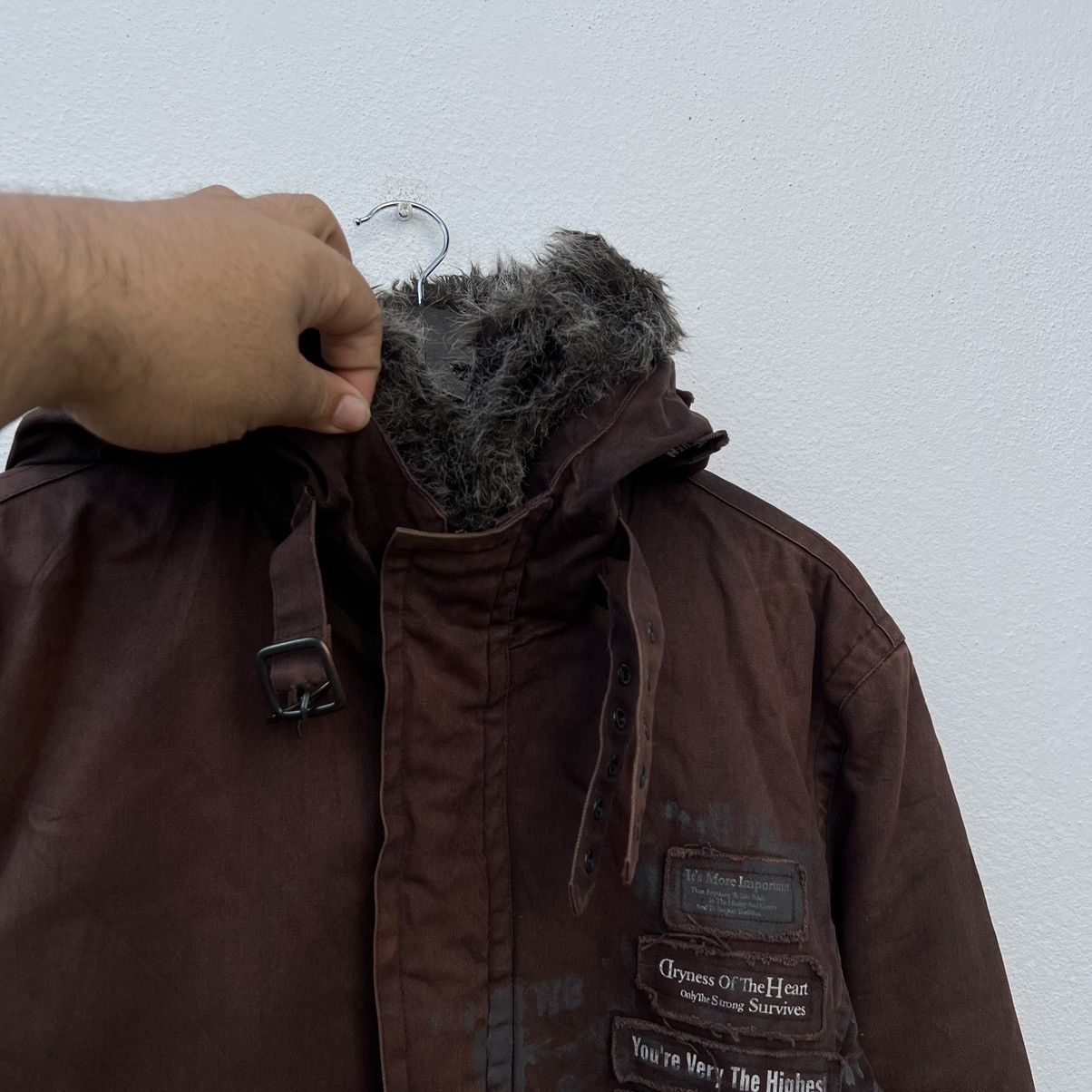 In The Attic RARE PUNK STYLE PARACHUTE BIKER JACKET IN THE ATTIC JAPAN Size US M / EU 48-50 / 2 - 9 Thumbnail