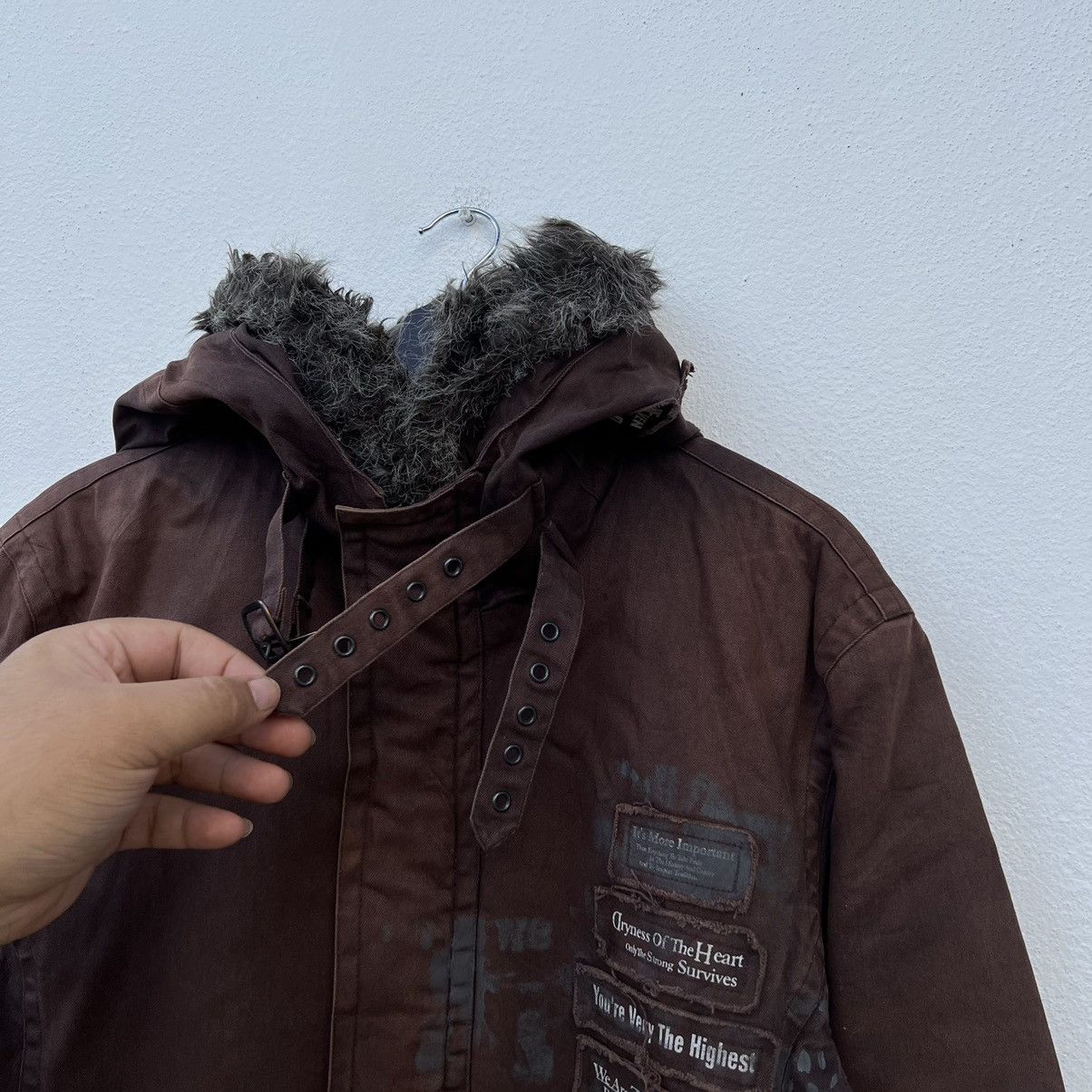 In The Attic RARE PUNK STYLE PARACHUTE BIKER JACKET IN THE ATTIC JAPAN Size US M / EU 48-50 / 2 - 10 Thumbnail