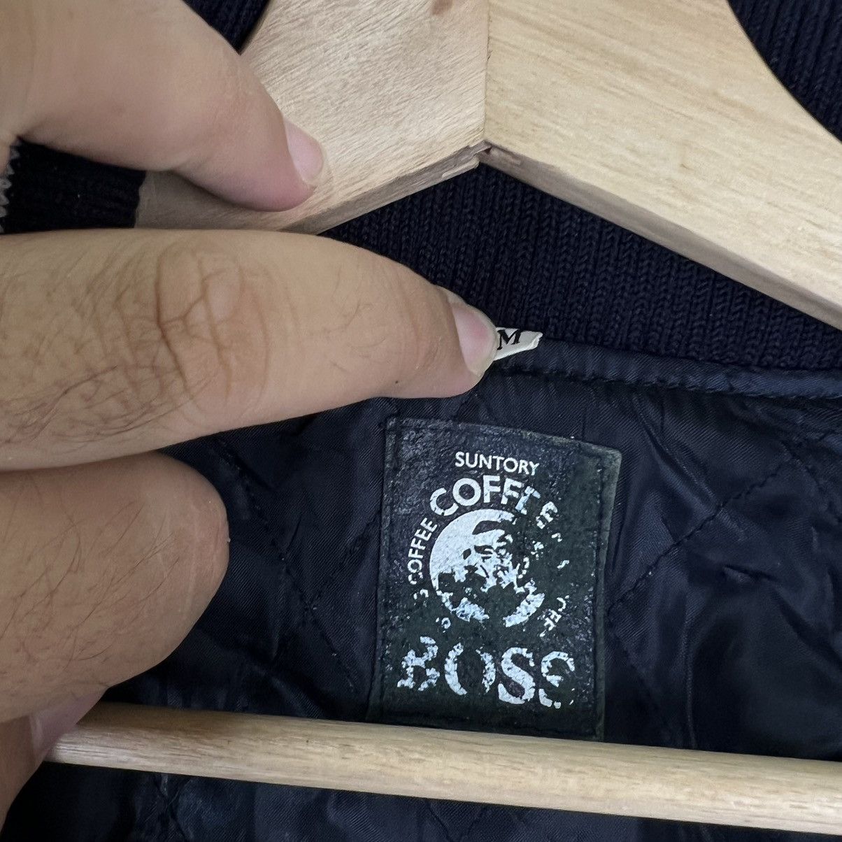 Japanese Brand VINTAGE VARSITY JACKET LEATHER HANDLING SUNTORY COFFEE BOSS Size US M / EU 48-50 / 2 - 12 Thumbnail