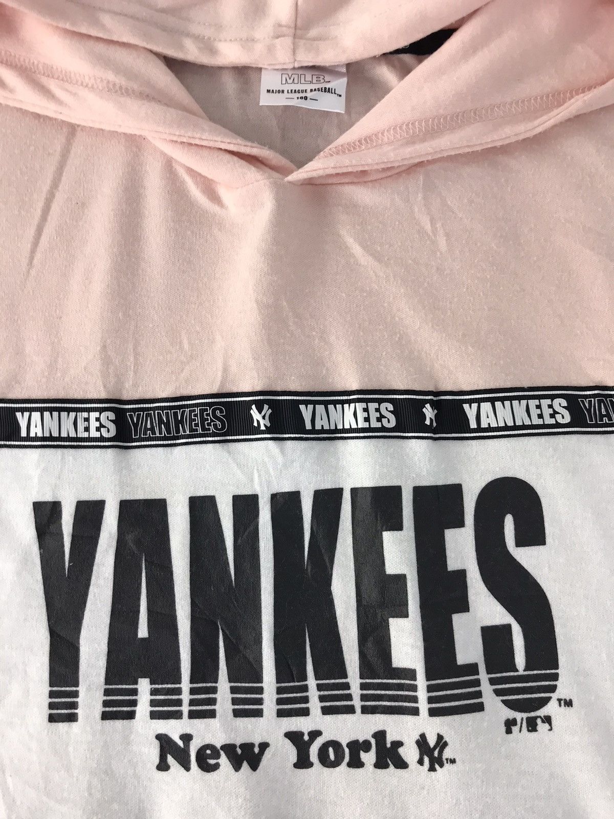 MLB × New York Yankees MLB New York Yankees Baseball Tee Spell Out Colour Block Size L / US 10 / IT 46 - 3 Thumbnail