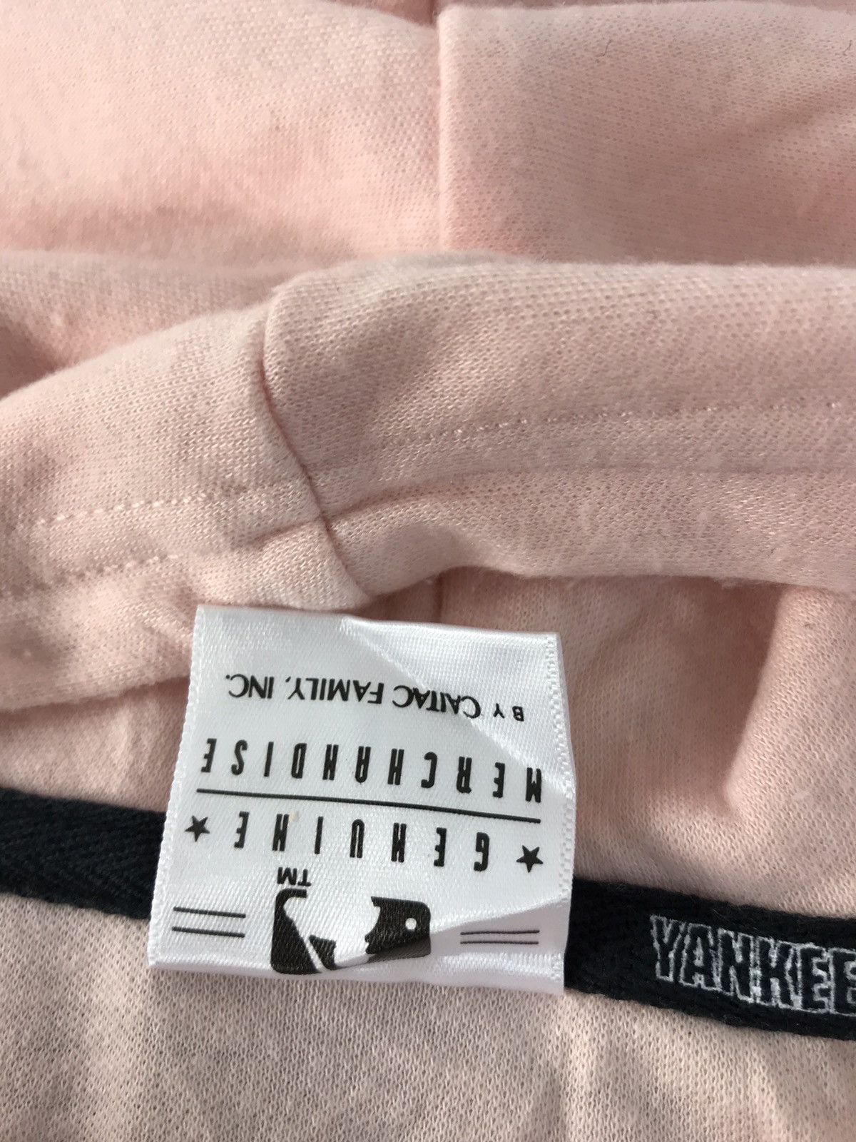 MLB × New York Yankees MLB New York Yankees Baseball Tee Spell Out Colour Block Size L / US 10 / IT 46 - 6 Thumbnail