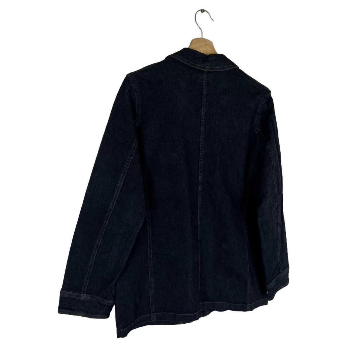 Japanese Brand VINTAGE HIKORY DENIM INDIGO JACKET MULTI POCKET MICHIKO Size US L / EU 52-54 / 3 - 9 Thumbnail