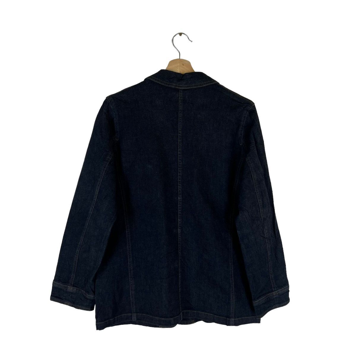 Japanese Brand VINTAGE HIKORY DENIM INDIGO JACKET MULTI POCKET MICHIKO Size US L / EU 52-54 / 3 - 8 Thumbnail