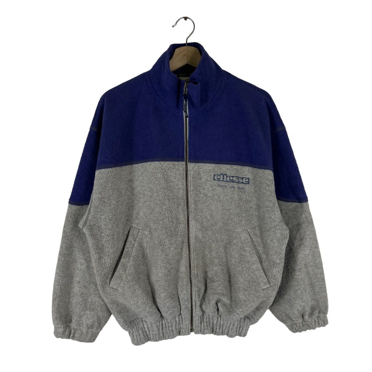 Japanese Brand VINTAGE ELLESSE JAPAN FLEECE JACKET Size US M / EU 48-50 / 2 - 1 Thumbnail