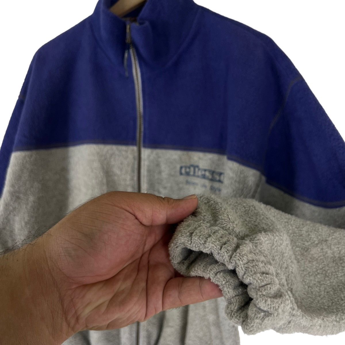 Japanese Brand VINTAGE ELLESSE JAPAN FLEECE JACKET Size US M / EU 48-50 / 2 - 7 Thumbnail