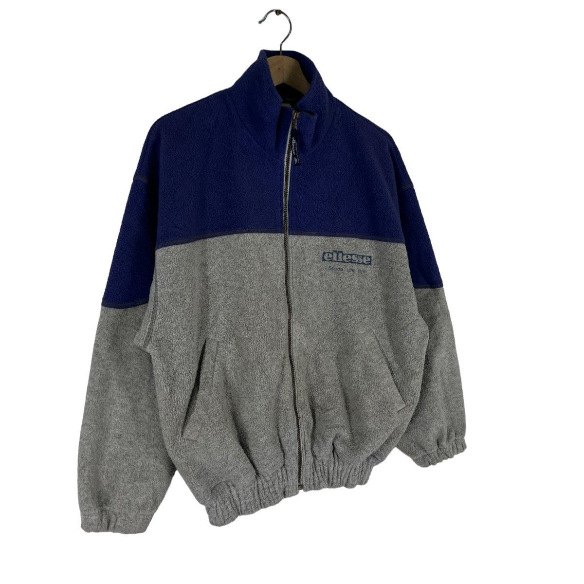 Japanese Brand VINTAGE ELLESSE JAPAN FLEECE JACKET Size US M / EU 48-50 / 2 - 4 Thumbnail