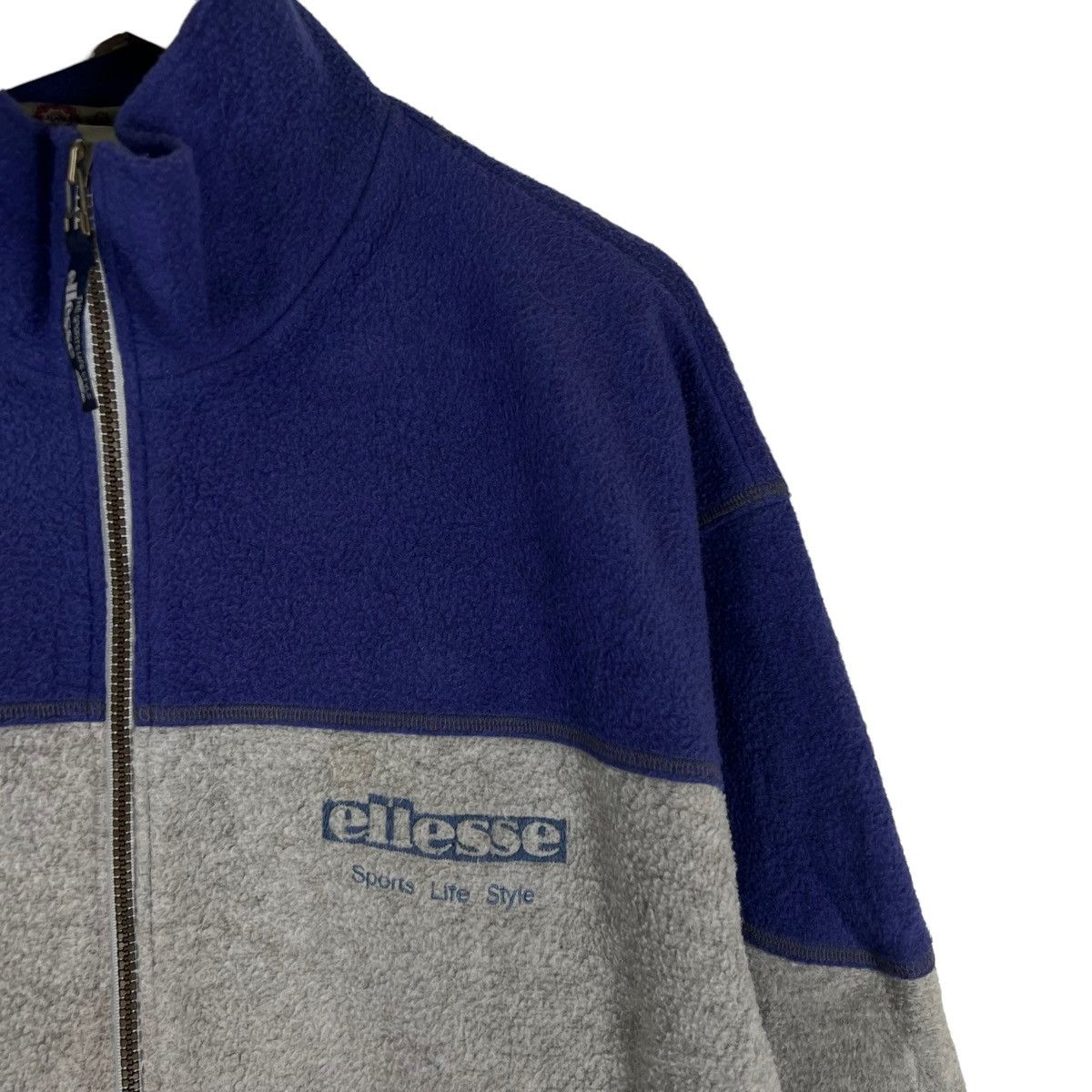 Japanese Brand VINTAGE ELLESSE JAPAN FLEECE JACKET Size US M / EU 48-50 / 2 - 2 Thumbnail