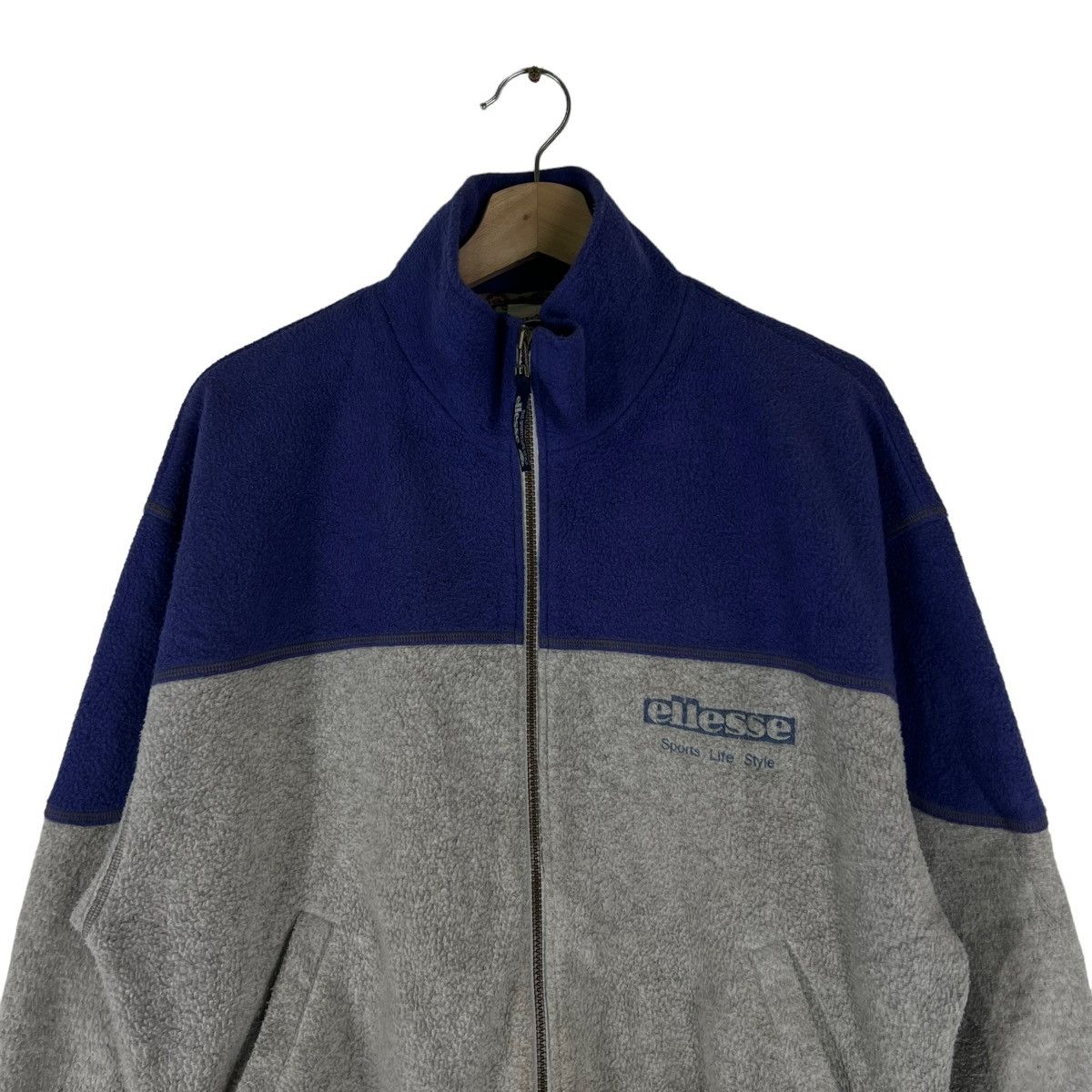 Japanese Brand VINTAGE ELLESSE JAPAN FLEECE JACKET Size US M / EU 48-50 / 2 - 3 Thumbnail
