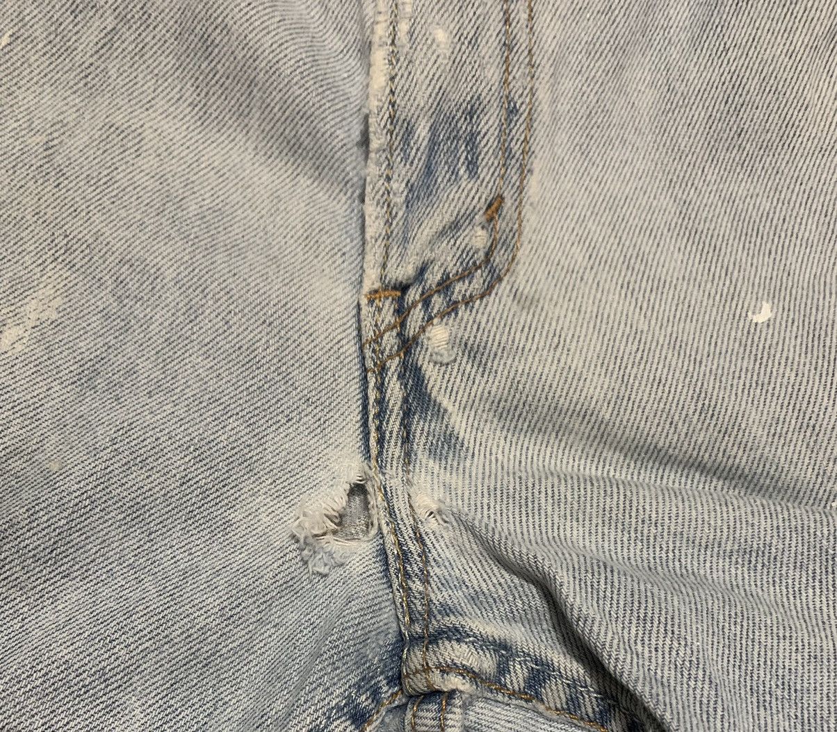 Levi's Vintage Levis 505 Regular Light Wash Jeans Distressed Size US 32 / EU 48 - 12 Thumbnail