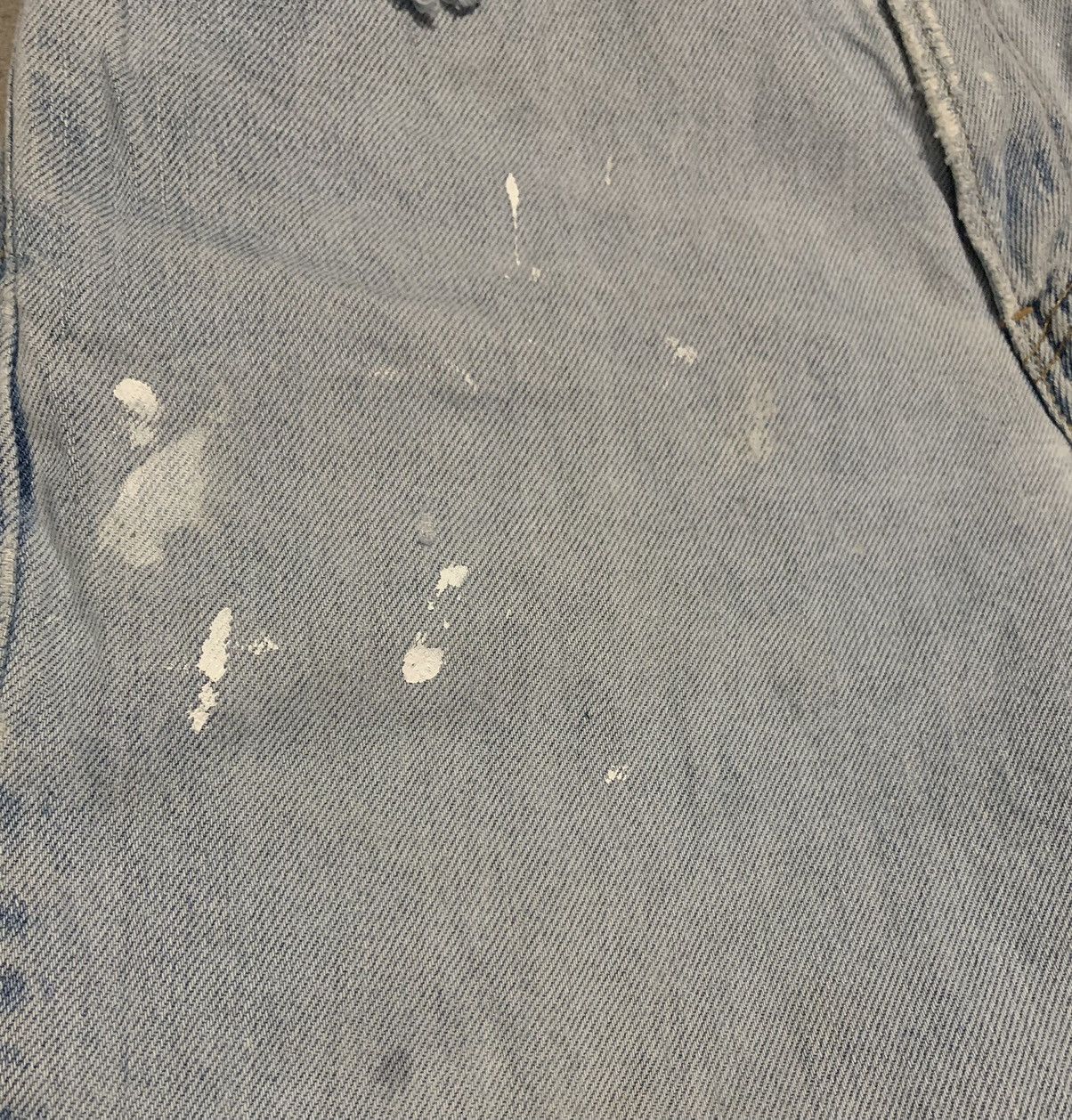 Levi's Vintage Levis 505 Regular Light Wash Jeans Distressed Size US 32 / EU 48 - 15 Thumbnail