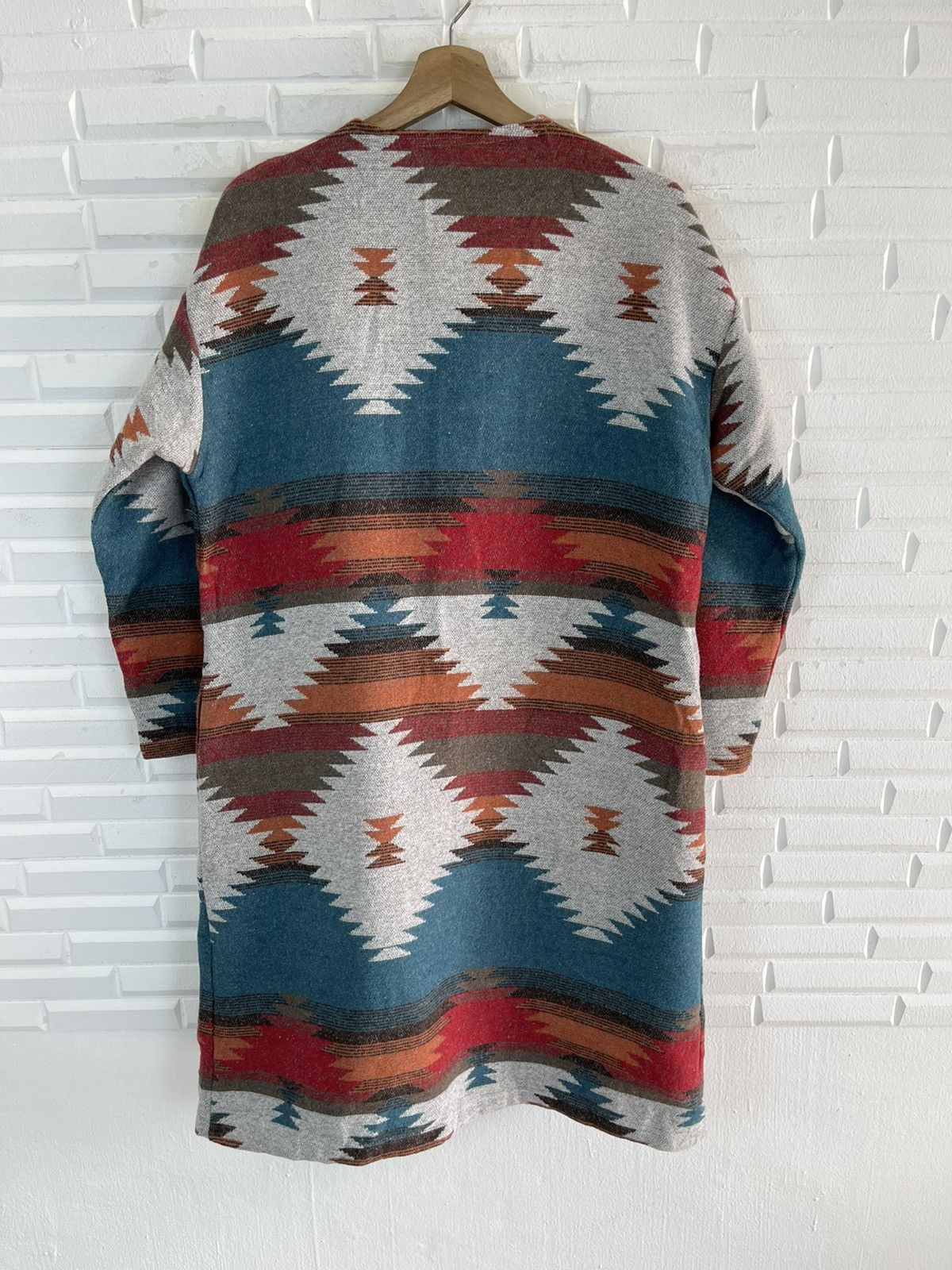 Designer × Japanese Brand VINTAGE NATIVE AMERICAN DESIGN WOOL JACKET Size US M / EU 48-50 / 2 - 3 Thumbnail