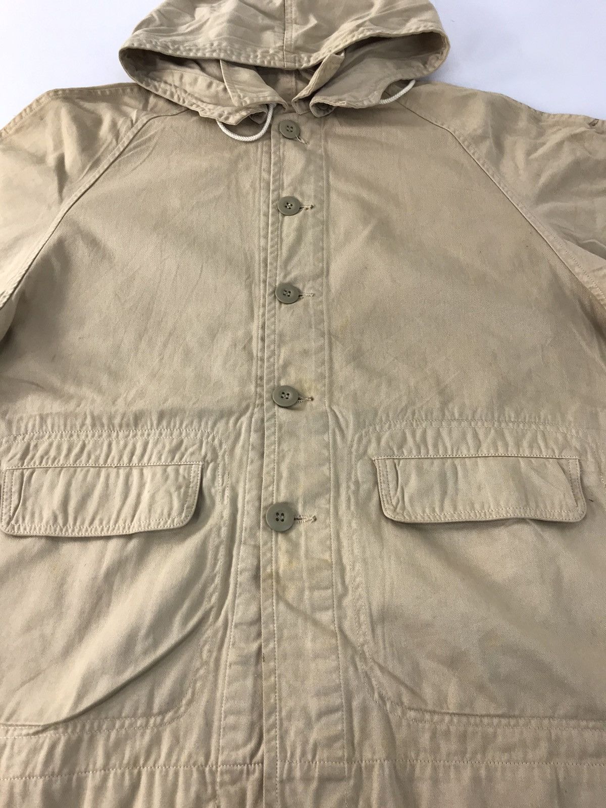 Johnbull × Vintage Johnbull Genuine Hoodies Khakis Parka Inspired Designer Size XL / US 12-14 / IT 48-50 - 2 Thumbnail