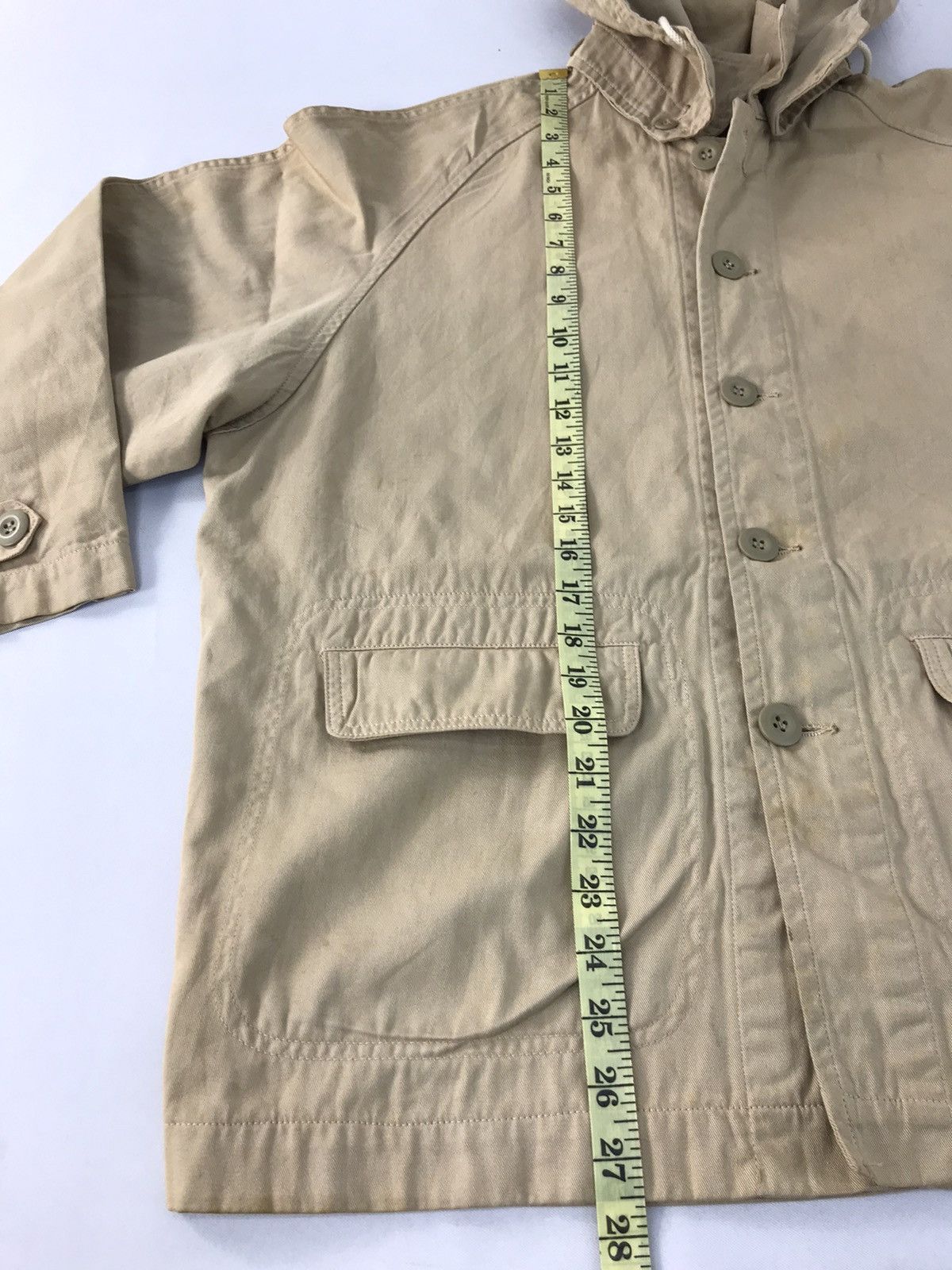 Johnbull × Vintage Johnbull Genuine Hoodies Khakis Parka Inspired Designer Size XL / US 12-14 / IT 48-50 - 10 Thumbnail