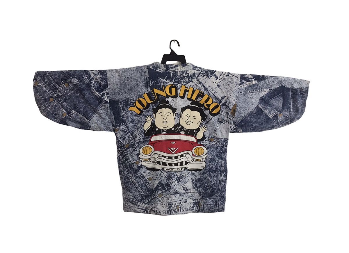 Edition Japan × Japanese Brand Young Hero Padded Japanese Traditional Cardigan Han Ten Size US XL / EU 56 / 4 - 1 Thumbnail