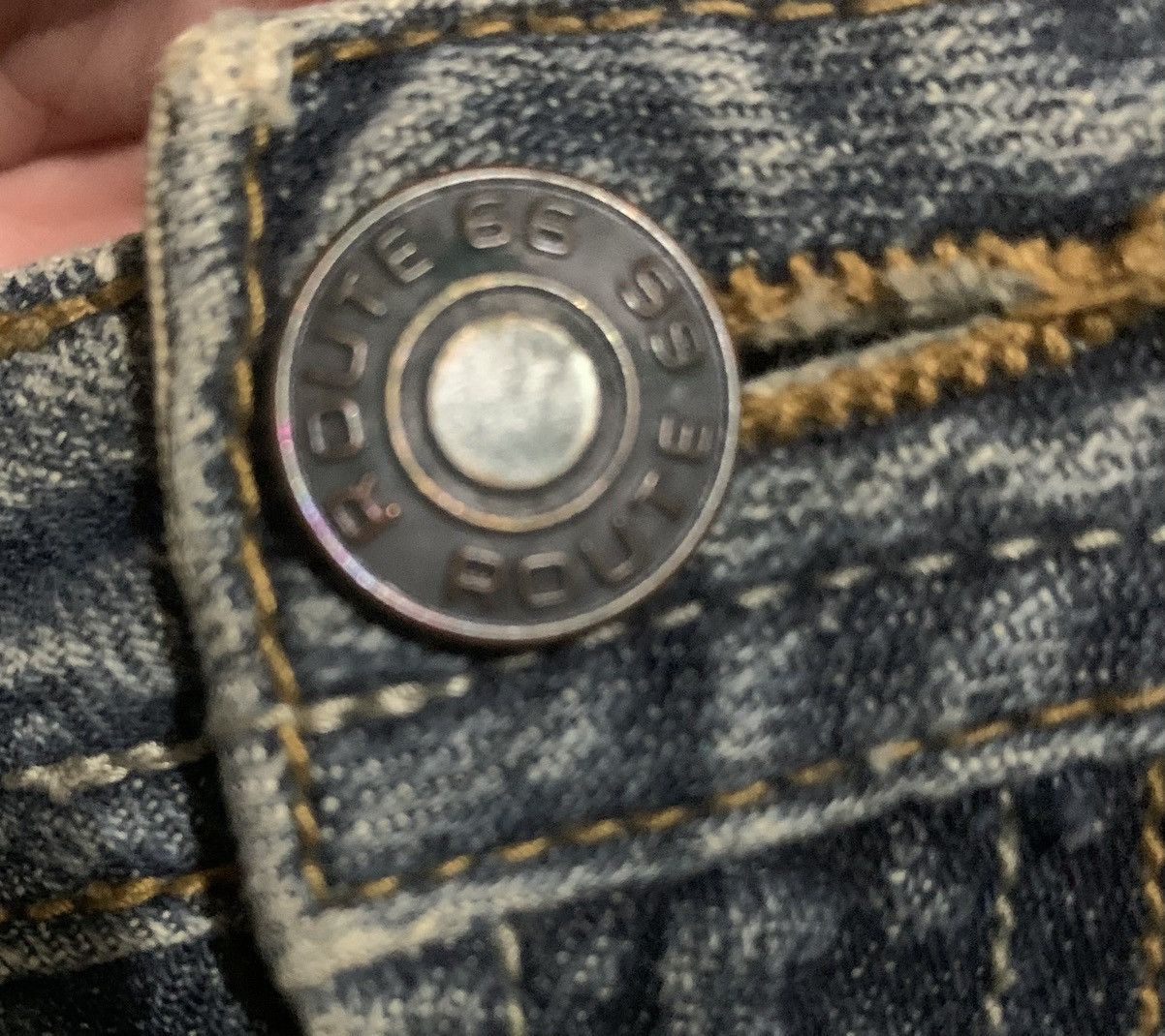 Japanese Brand Vintage 90s Japanese Brand Route 66 Low Bootcut Jeans Size US 36 / EU 52 - 7 Thumbnail