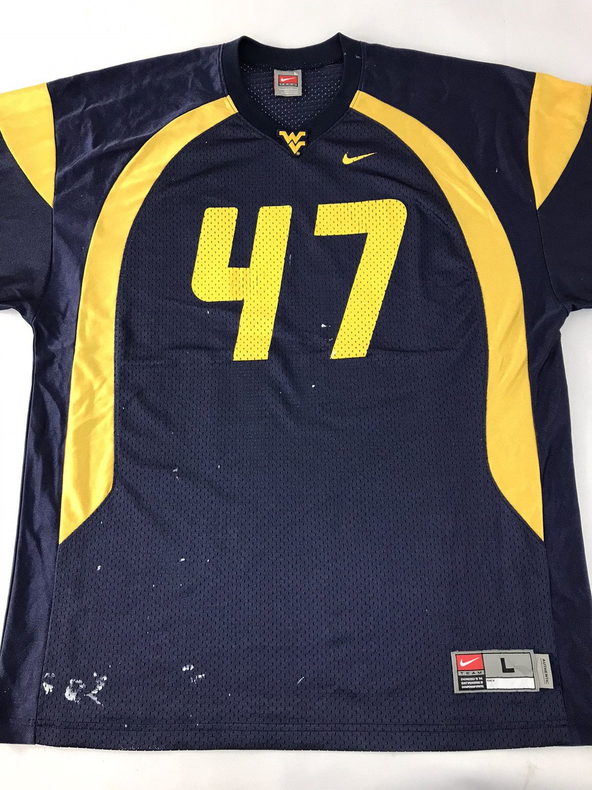 Nike Nike Team Baseball WV 47 Team Jerseys Tee Printed V Neck Size US L / EU 52-54 / 3 - 3 Thumbnail