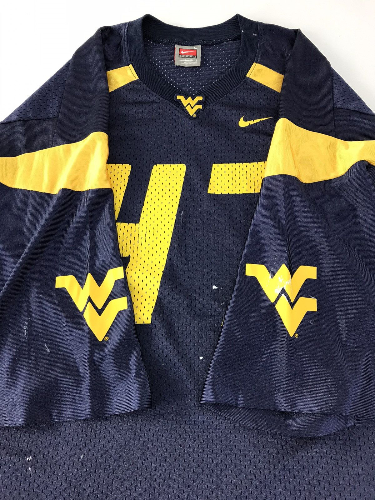 Nike Nike Team Baseball WV 47 Team Jerseys Tee Printed V Neck Size US L / EU 52-54 / 3 - 6 Thumbnail