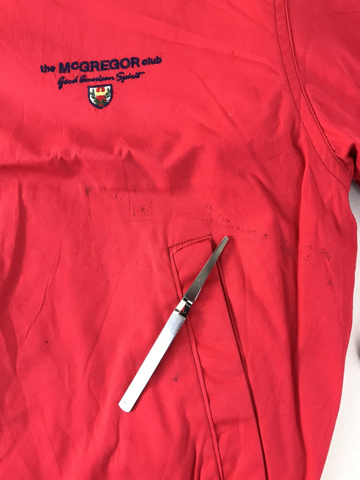 McGregor × Vintage Mc Gregor Sportswear Bomber Red Khakis Classic Fashion Size US S / EU 44-46 / 1 - 13 Thumbnail