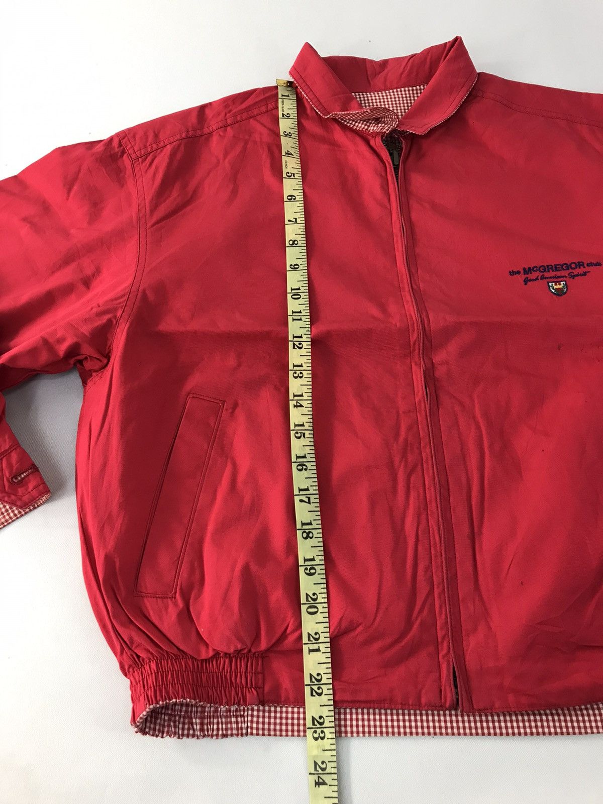 McGregor × Vintage Mc Gregor Sportswear Bomber Red Khakis Classic Fashion Size US S / EU 44-46 / 1 - 11 Thumbnail