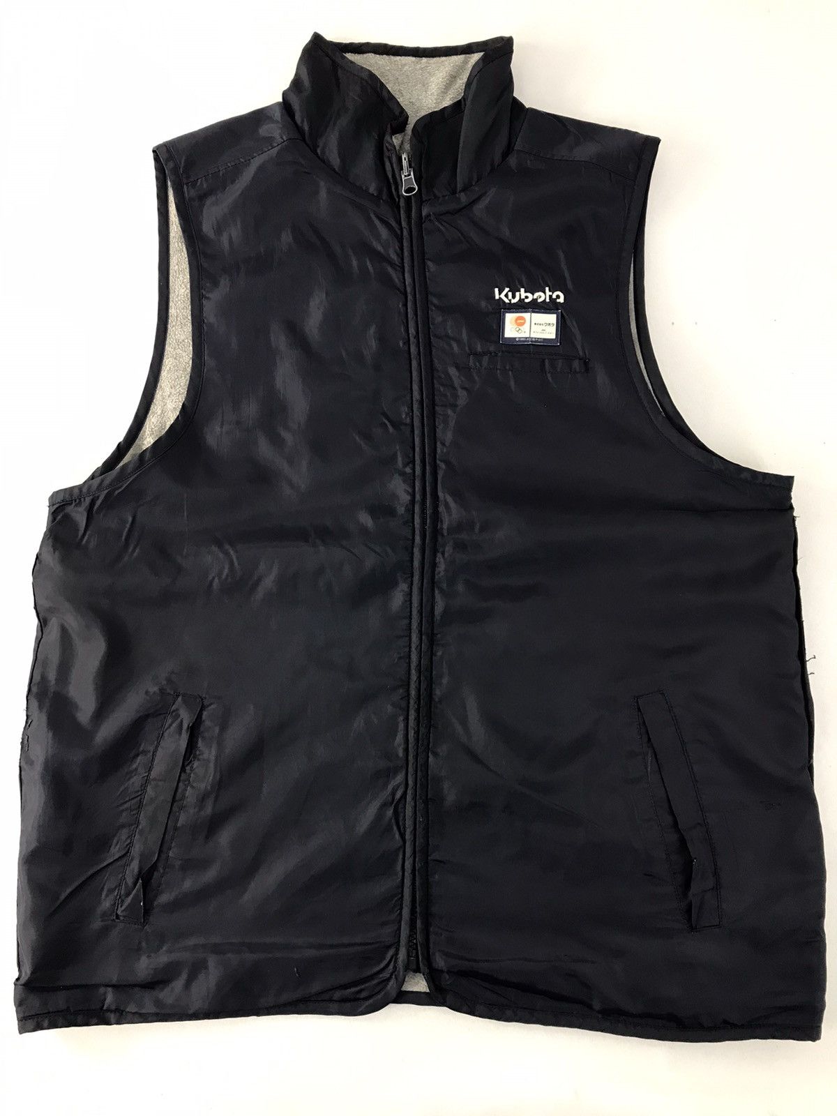 Japanese Brand × Vintage Kubota Olympic Sleeveless Quilted Vest Insulated Wool Size US M / EU 48-50 / 2 - 2 Thumbnail