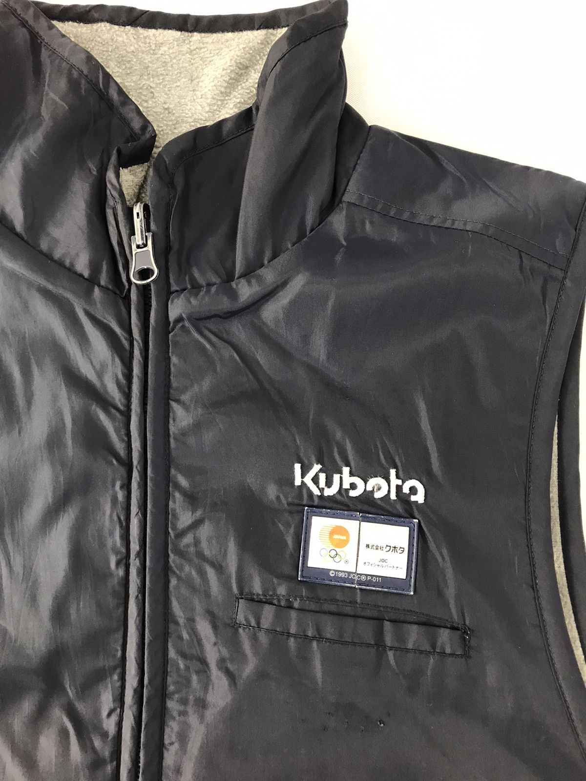 Japanese Brand × Vintage Kubota Olympic Sleeveless Quilted Vest Insulated Wool Size US M / EU 48-50 / 2 - 3 Thumbnail