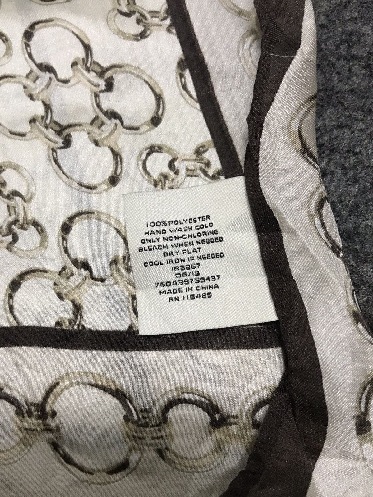 Vintage Vintage Dana Butchman Scarf Goods Printed Screen Size ONE SIZE - 6 Thumbnail